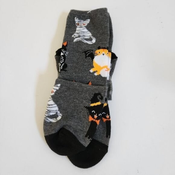 halloween pet & owner socks matching set - cats - Picture 2 of 3